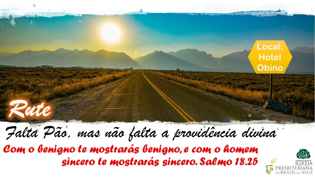 Áudio do sermão de Rute 2:1- 23 - Uma vida debaixo da providência divina.