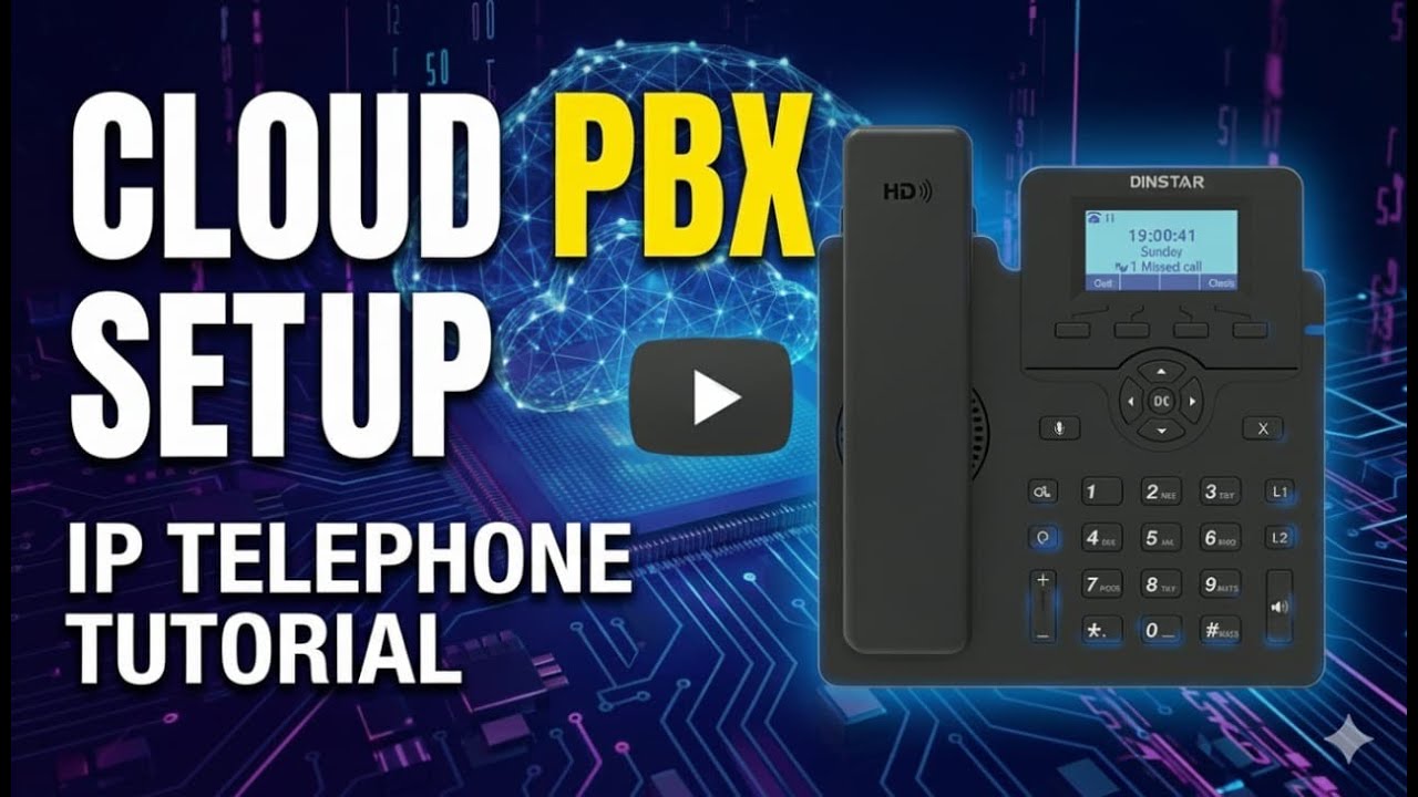 IP Telephone PBX Setup tutorial video 