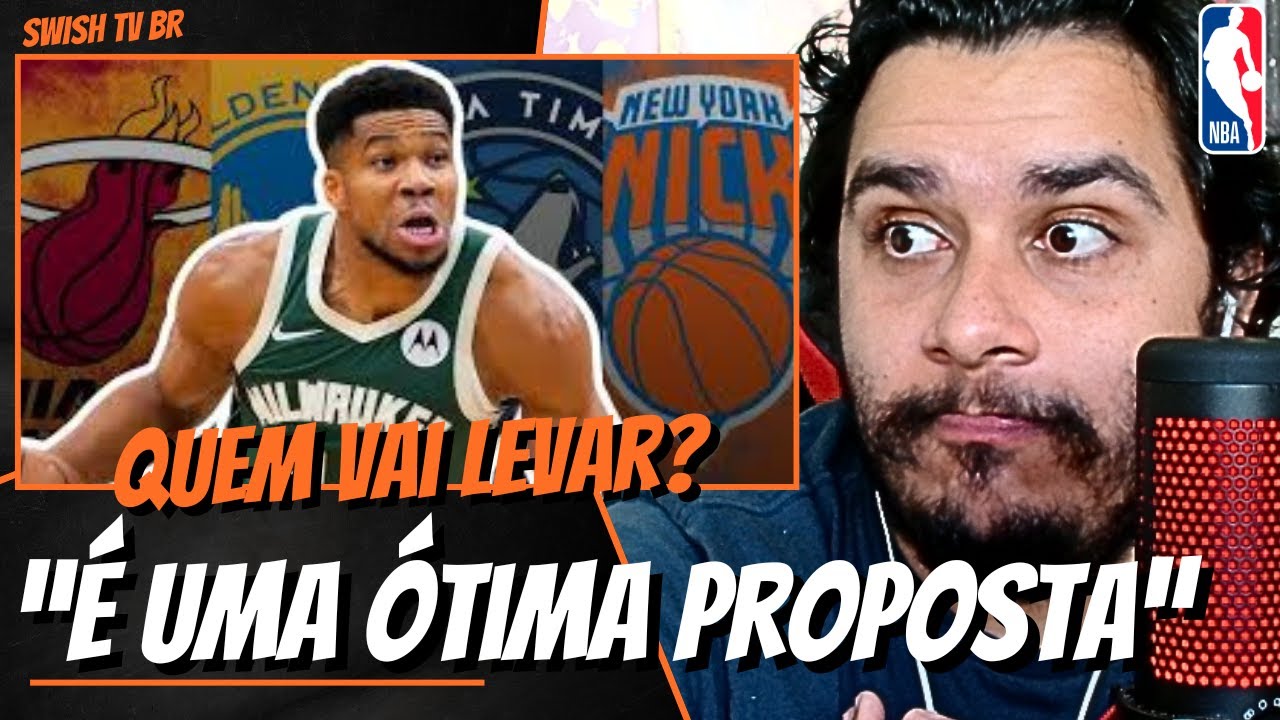 Essas são as PROPOSTAS de Warriors, Wolves & Heat por GIANNIS ANTETOKOUNMPO