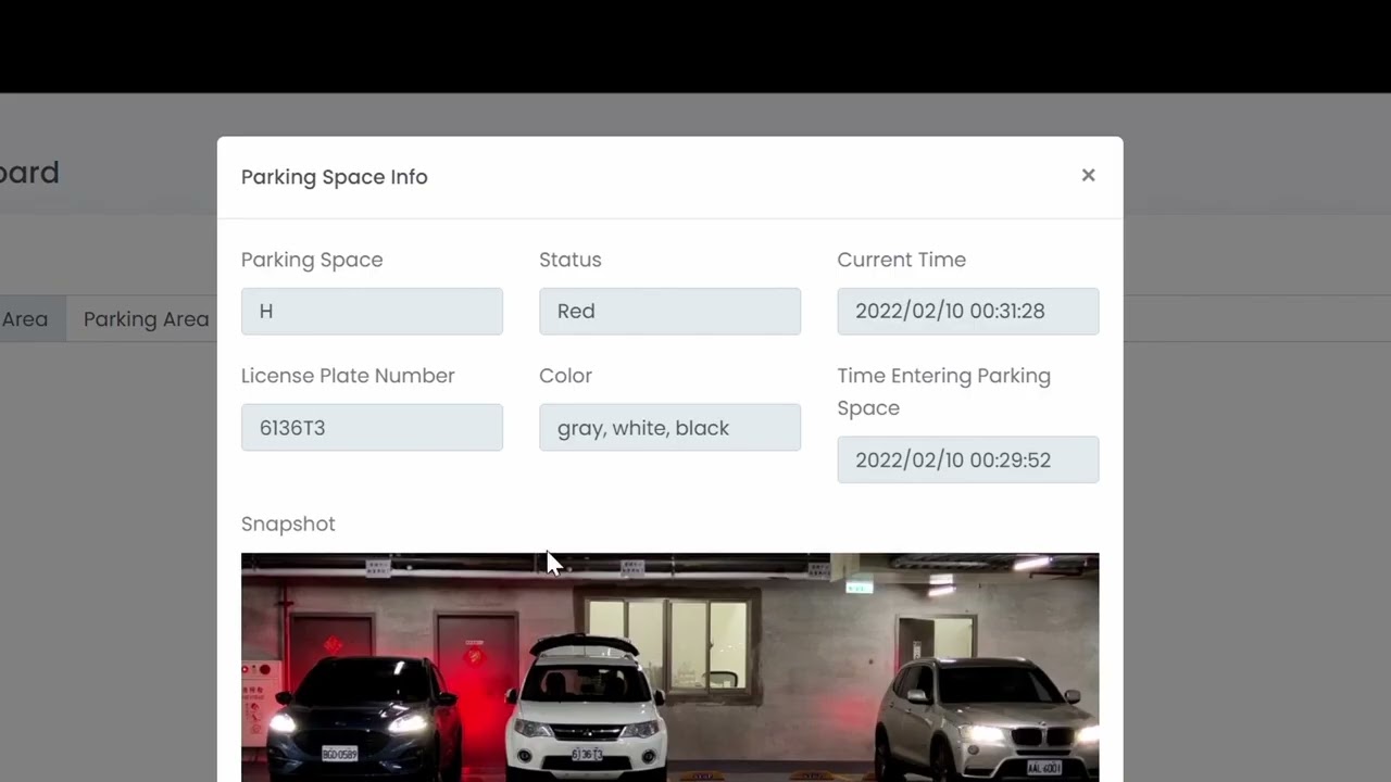 Vaidio&reg; Parking Management application - a fully-featured AI-enabled parking lot management solution