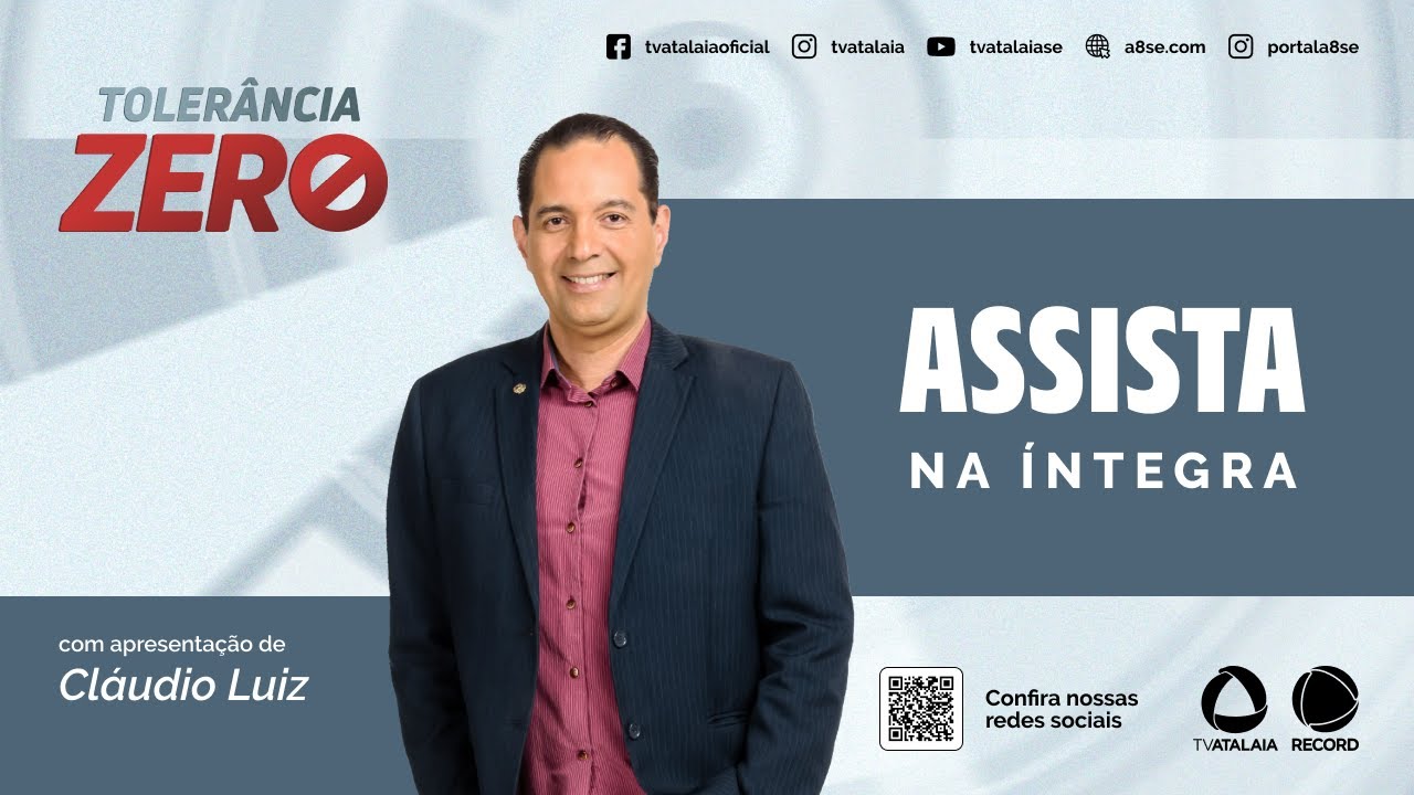 TOLERANCIA ZERO  AO VIVO: TV ATALAIA  20/01/2026