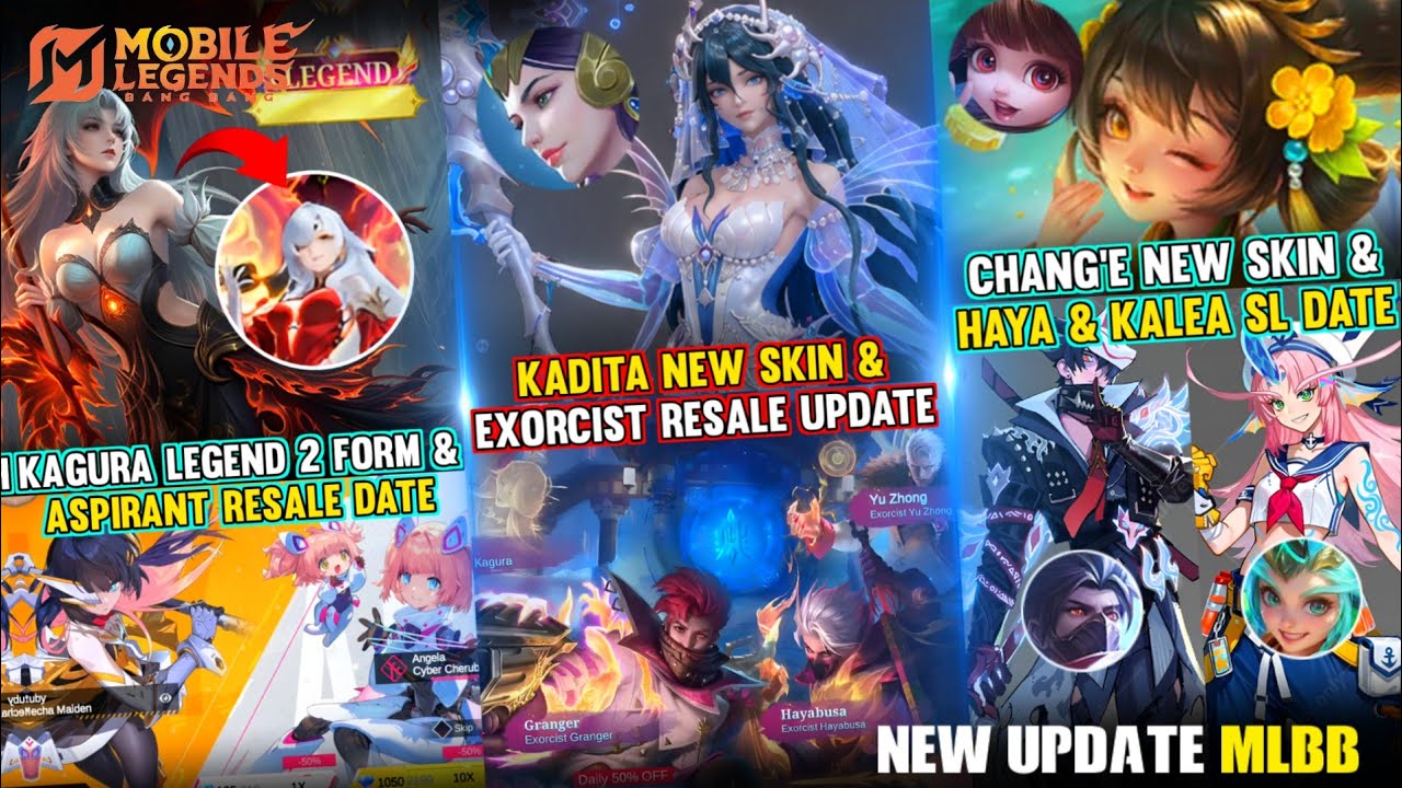 KAGURA LEGEND 2 FORM | EXORCIST & ASPIRANT RESALE | KALEA & HAYA SL DATE |  UPDATE UPCOMING SKINS