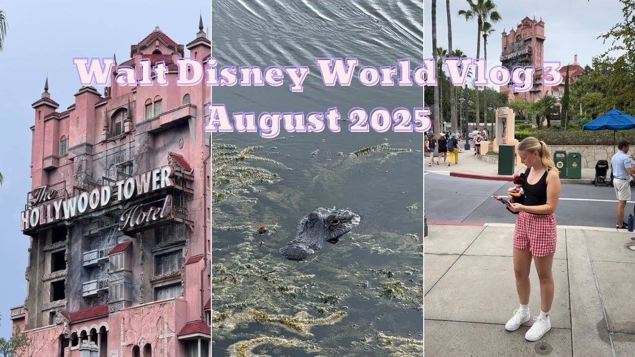 Walt Disney World vlog 3 August 2025 | Finding alligators & Hollywood studios! 🎬