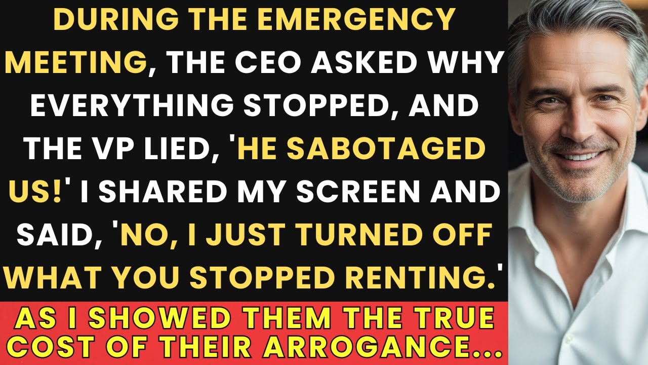 VP Lied: "He Sabotaged Us" — I Turned Off Unpaid Systems, CEO Fired Him Instantly