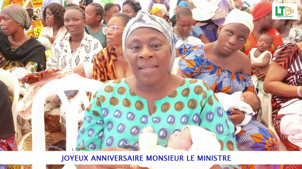 le Ministre Laurent TCHAGBA apporte son soutien à plus de 500 couples mères enfants