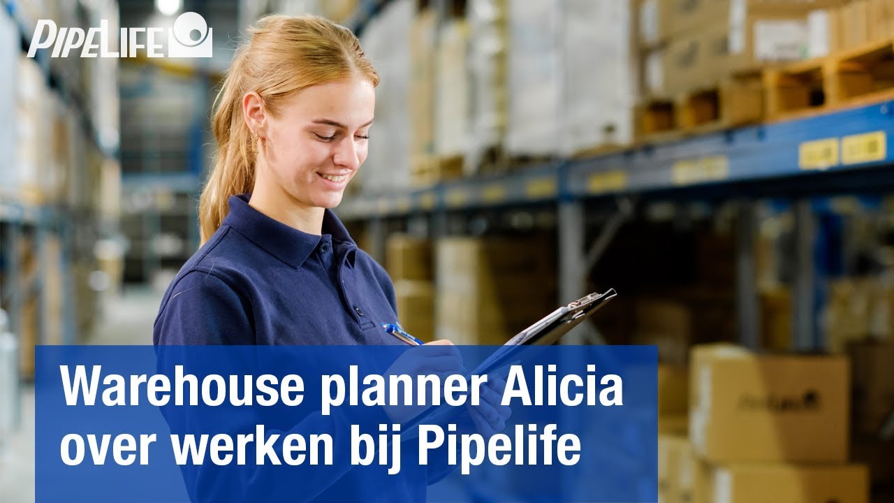 Warehouse planner Alicia over werken bij Pipelife