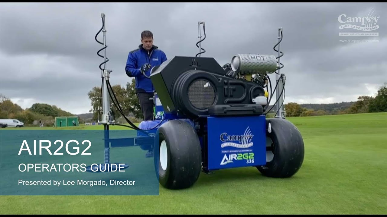 Operators Guide to the Air2G2 supplied by Campey Turf Care Systems