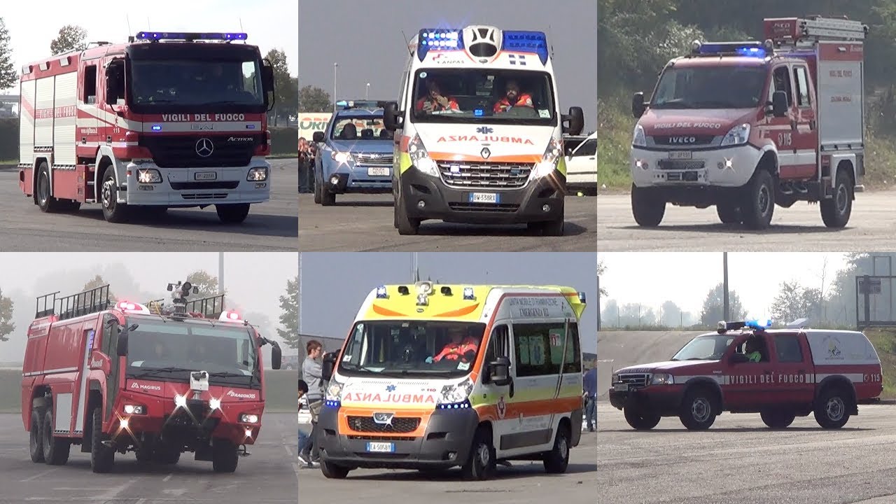 [REAS 2018] Simulazione MaxiEmergenza incidente stradale + Dimostrazione Magirus Dragon X6