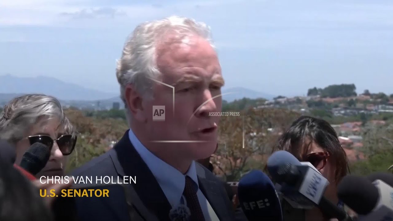 Maryland Sen. Van Hollen meets with El Salvador's vice president in push for prisoner's release