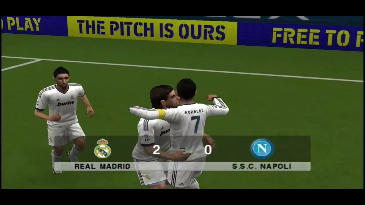 efootball  pes 2013 ppsspp android offline madrid juara kanami cup