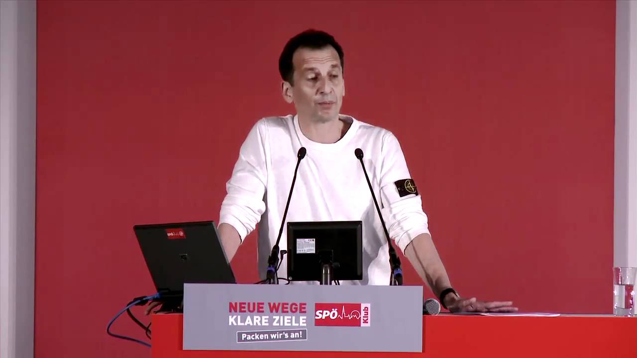Christian Oxonitsch bei der Klubklausur 2011