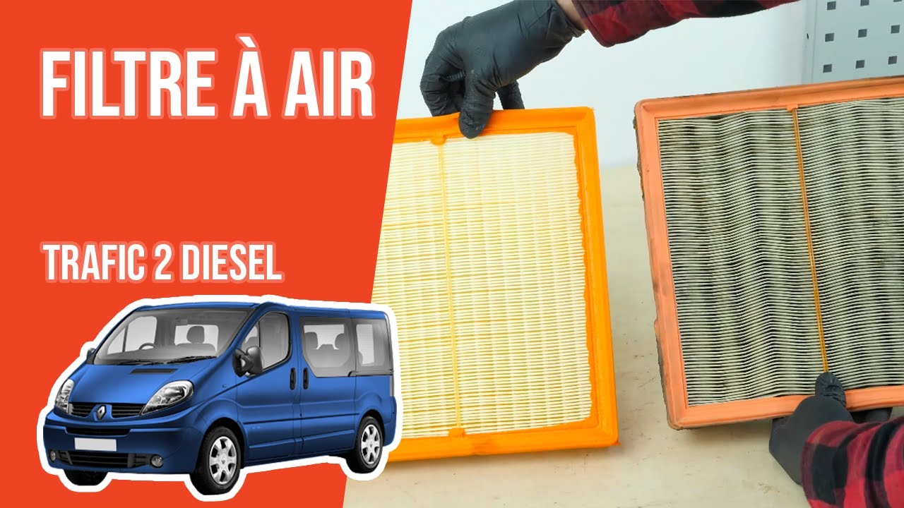 Changer le Filtre à air Trafic 2 2.0 dCi 💨
