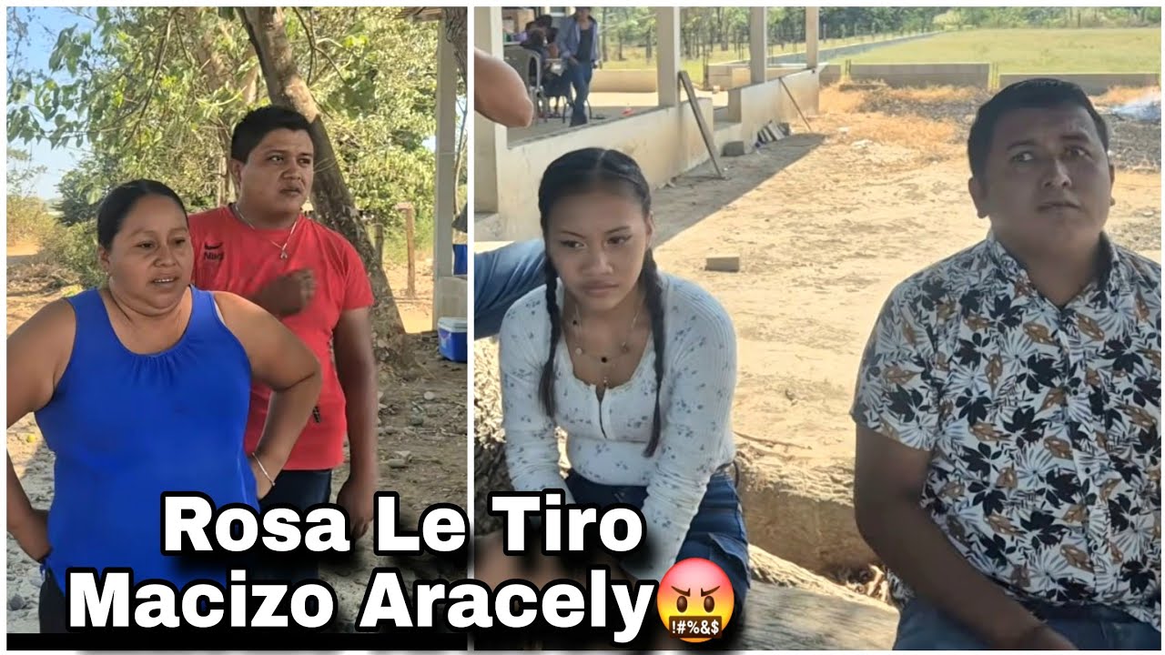 Jucho De Escudo Agarra A Rosa Le  P3laron La Cara Macizo A Titi Y Aracely Todo Quieren En La Trompa🤬