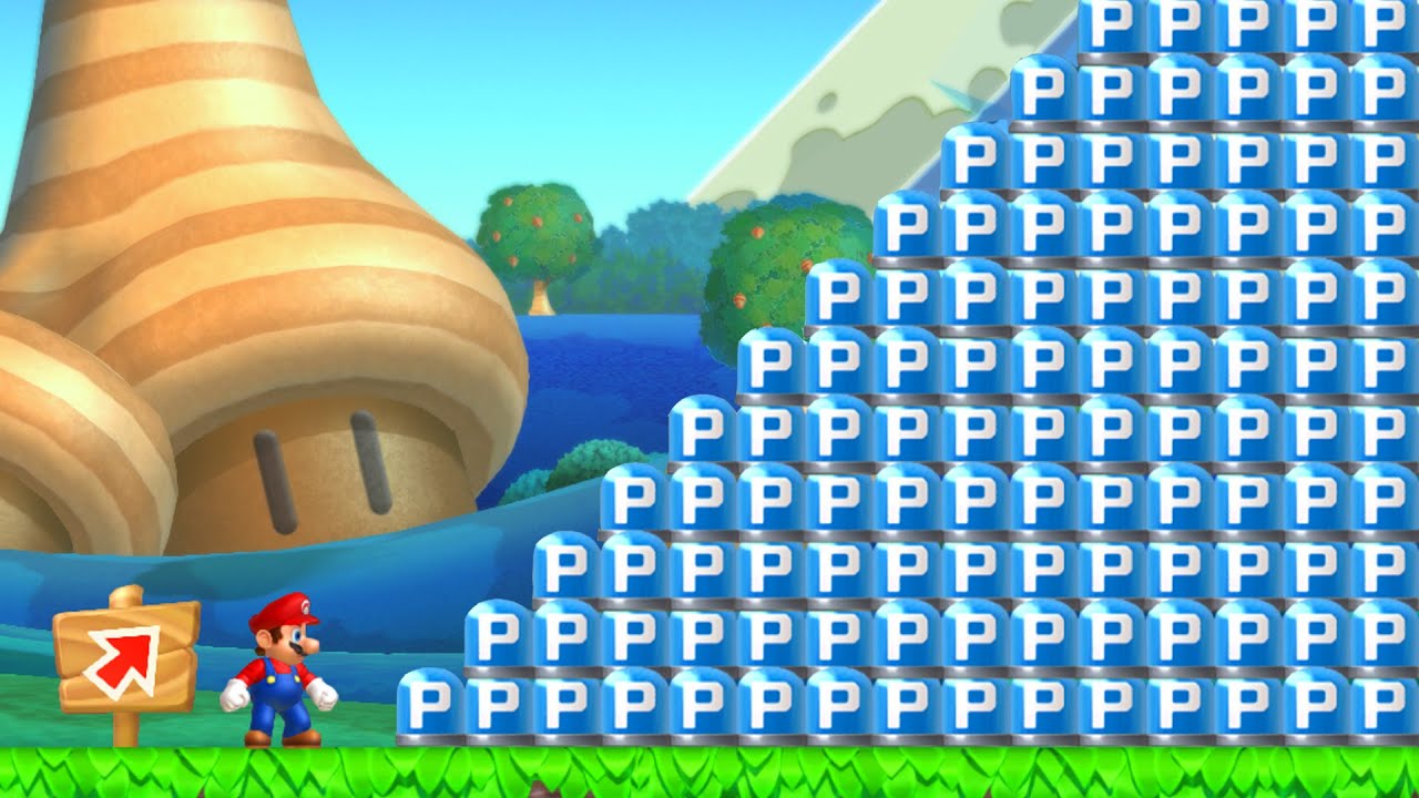 Can Mario Press 999 P-Switches in New Super Mario Bros. U Deluxe?