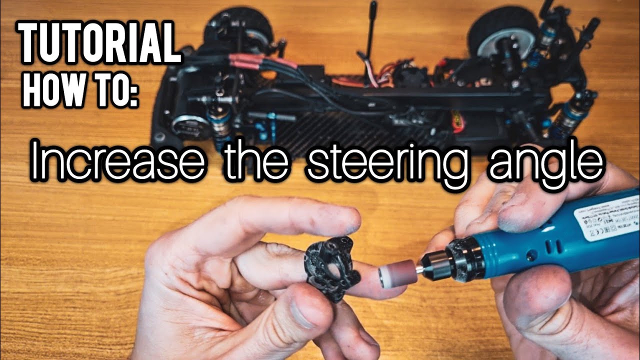 Tamiya XV-01 | Как увеличить угол поворота рулевого колеса