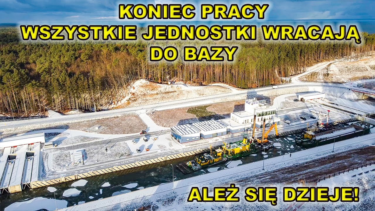 Koniec pracy.Wszystkie jednostki wracają do bazy.14.2.Ależ ruch na Przekopie! Nowy przetarg 4 etap