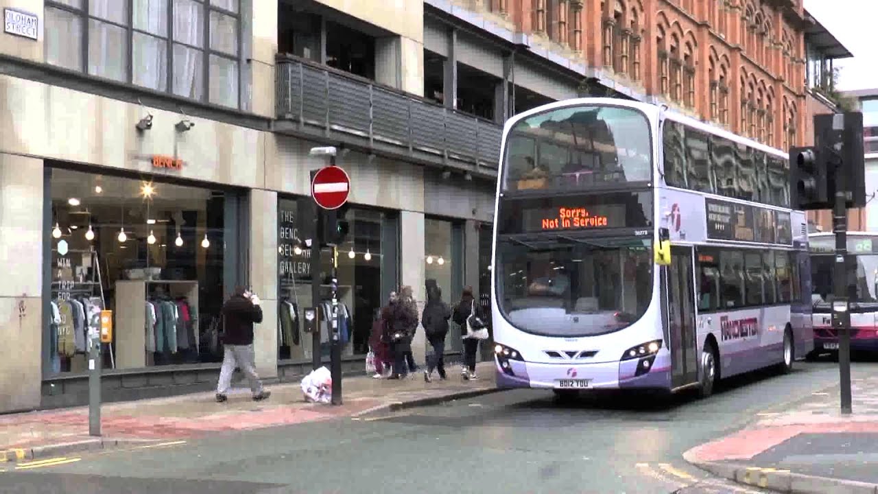 MANCHESTER BUSES. MARCH 2013
