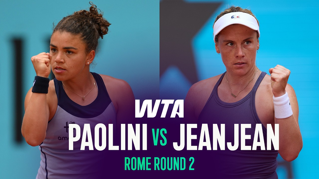 Жасмин Паолини против Леолии Жанжан | Рим 2026, 2-й круг | Обзор матча WTA