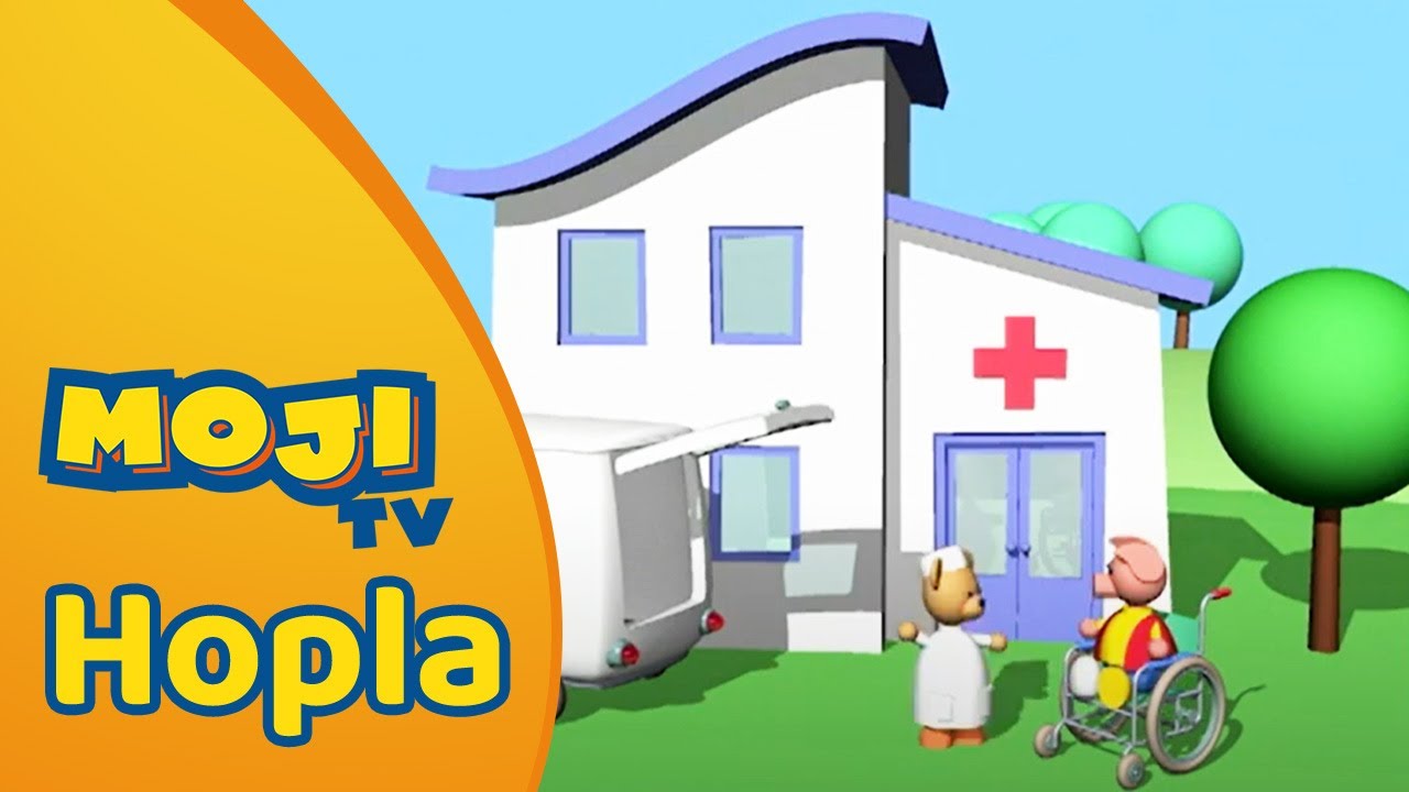 NAAR HET ZIEKENHUIS 🏥 | HOPLA 🐇 | Nederlandse Kinderseries | MojiTV