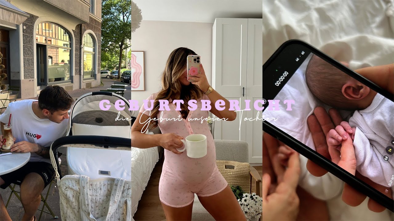 SO war die Geburt unserer Tochter *realistischer Geburtsbericht* 🐣🧚🏽‍♀️💕