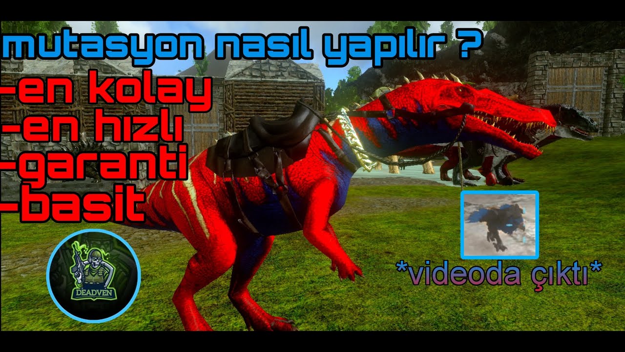 Ark mobile türkçe - en basit ve en hızlı şekilde mutasyon elde etmek (Max 10 dk)