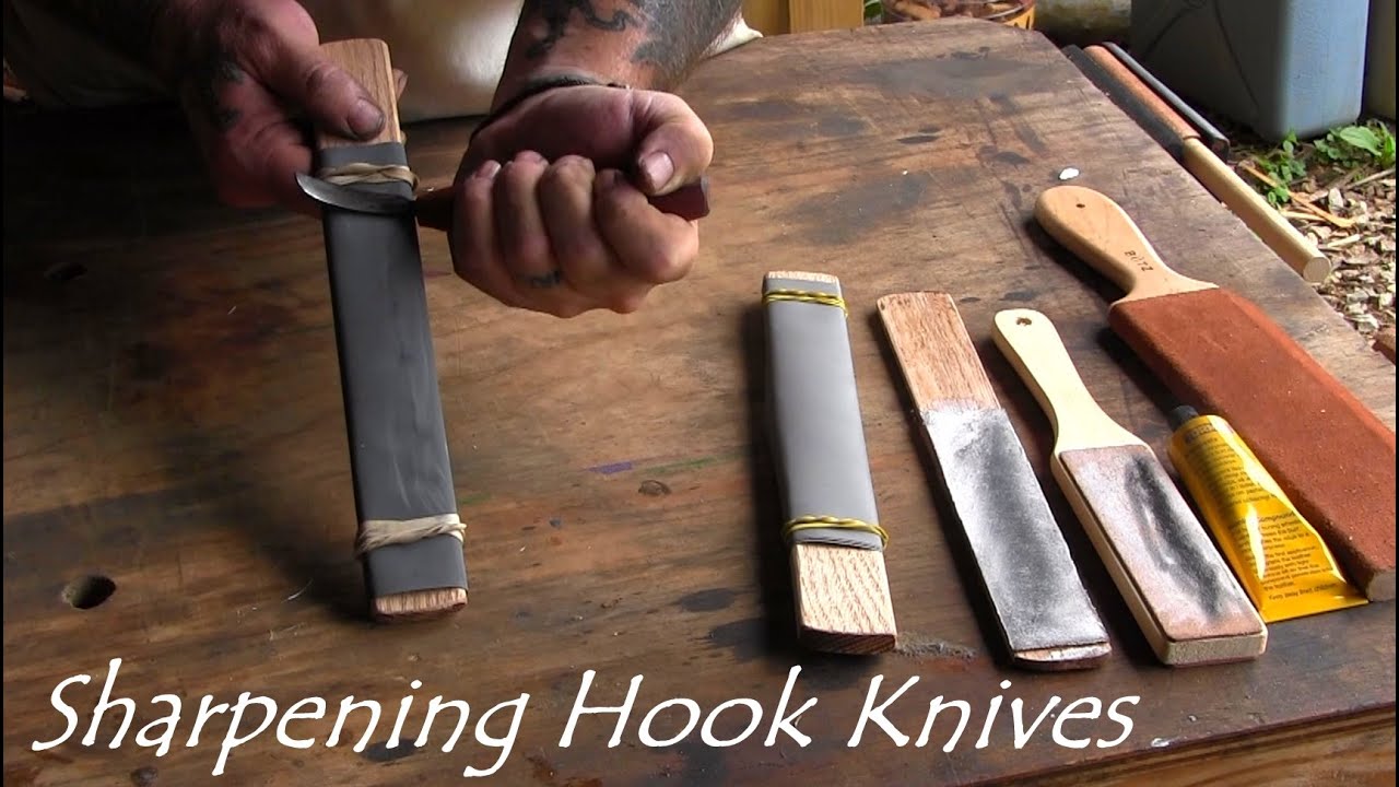 Sharpening Hook Knives