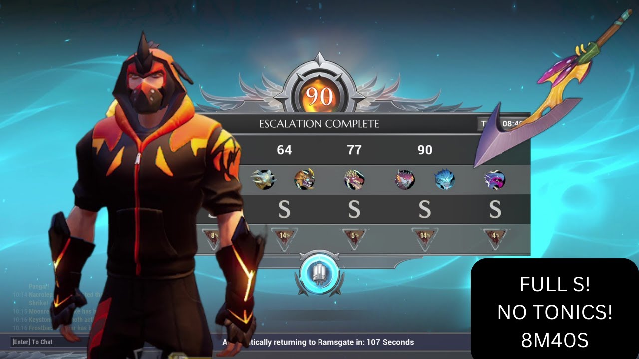 AGARUS WAR PIKE TEMPEST SOLO DAUNTLESS SHOCK HEROIC ESCALATION 51-90 FULL S NO TONICS! 8m40s