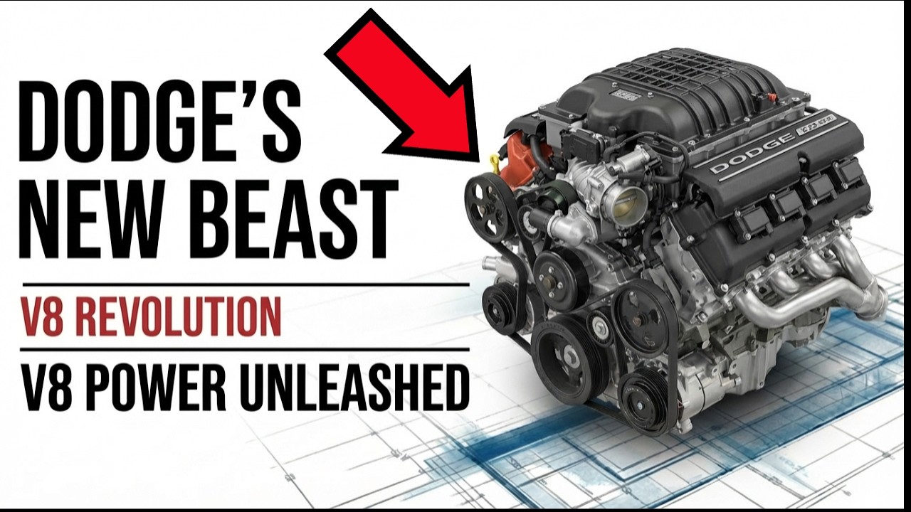 Генеральный директор Dodge представил двигатель MONSTER V8 для RAM 1500 2026 года — и это меняет всё
