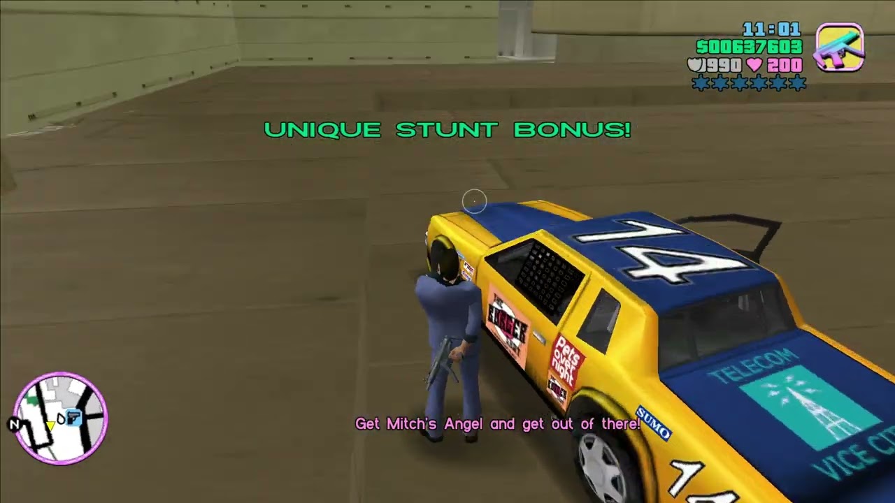 GTA  Vice City Race Car Big Jump
