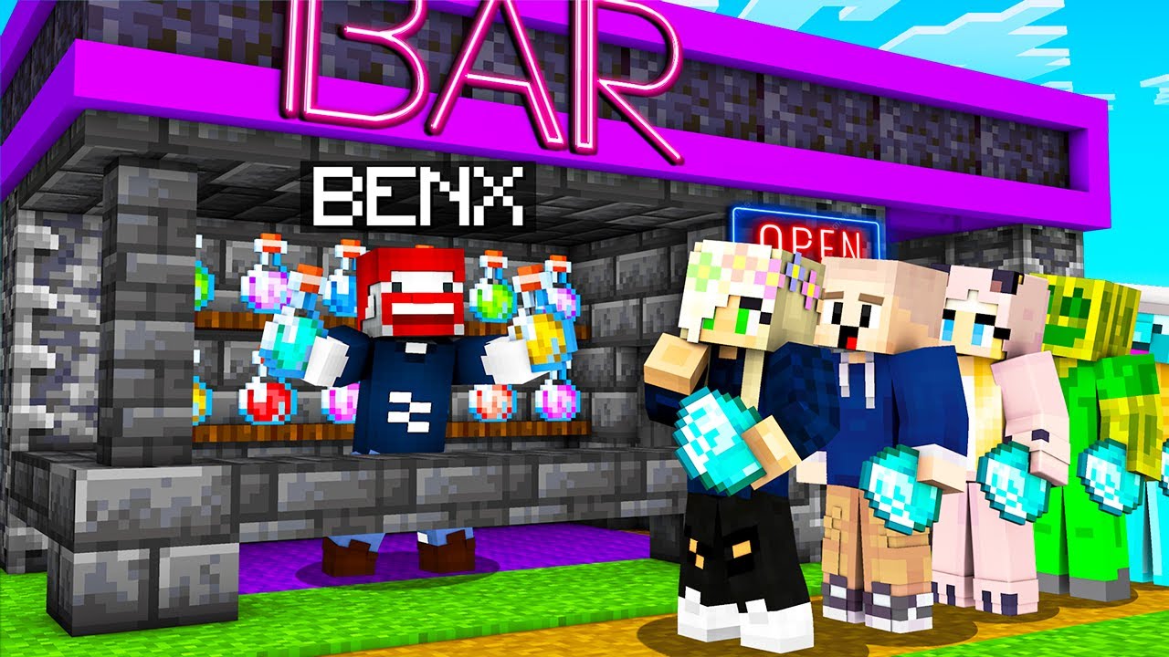ICH ERÖFFNE EINE LUXUS BAR! - Minecraft Freunde