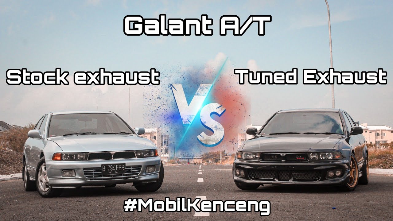 Drag Galant Knalpot Standard vs Galant Knalpot racing (IronCrafts Performance)