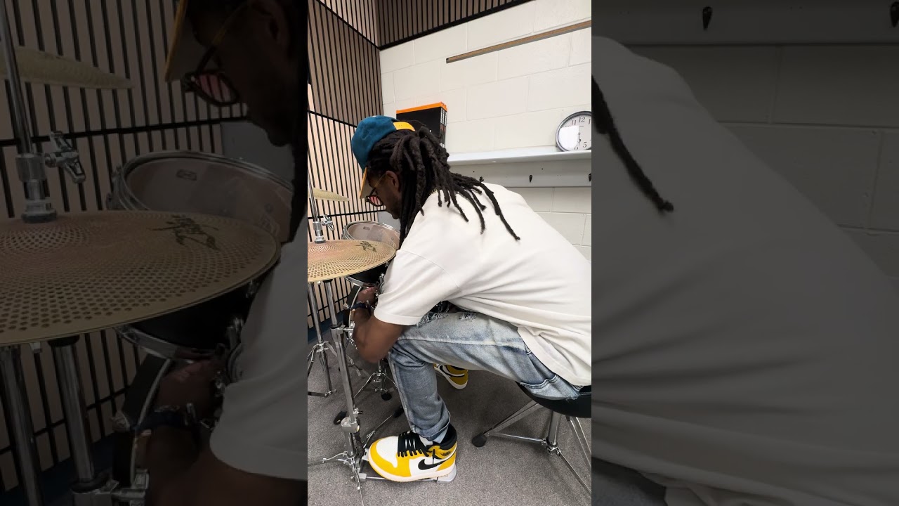 Jovan Chronos in the practice room #307 