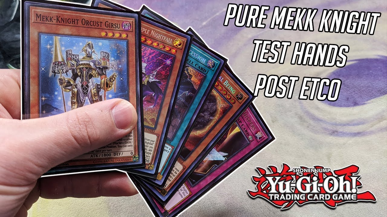 Yu-Gi-Oh! Pure Mekk Knight Test Hands - Post Eternity Code!