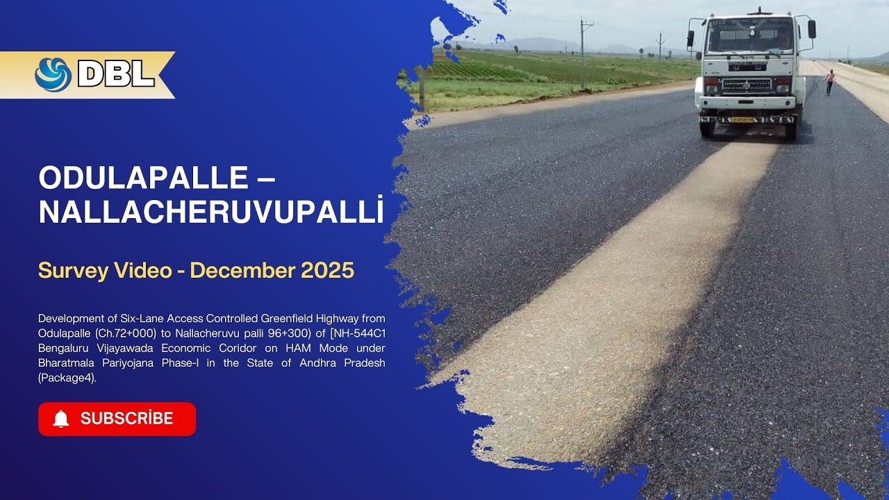 Odulapalle – Nallacheruvupalli Highway in Andhra Pradesh | Survey Video - December