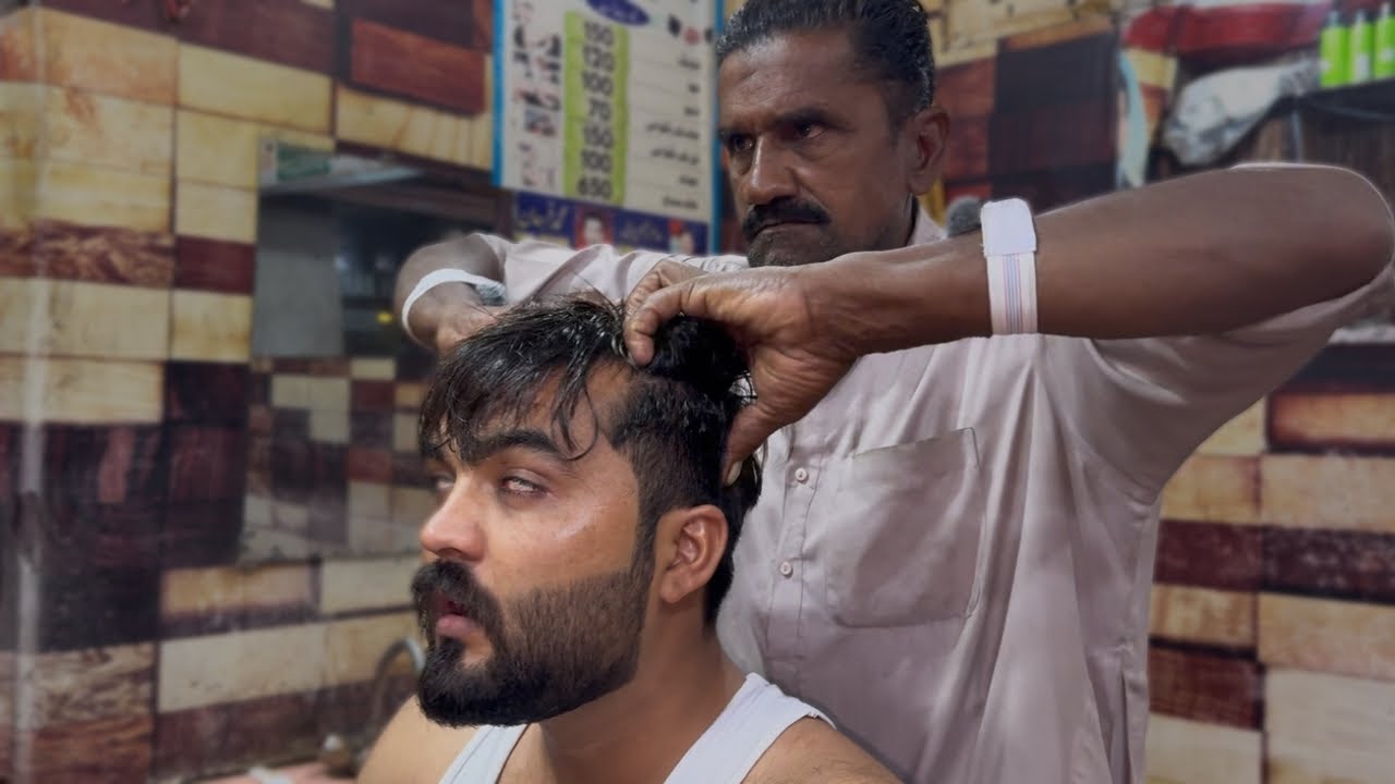 Pakistani Barber Legendary Head Massage 💆‍♂️ Instant Relaxation | Chacha Multani #asmr 