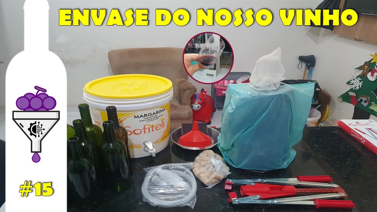 Como fazer o envaze do vinho? MAKE YOUR WINE #15