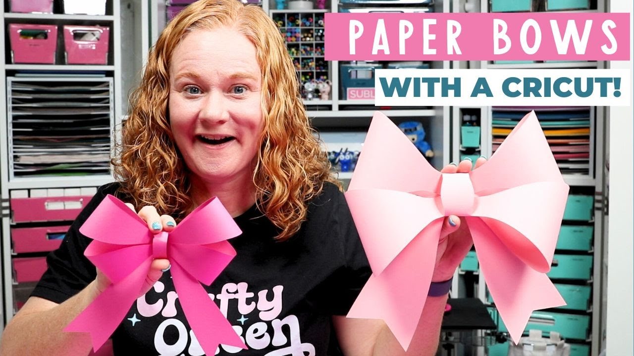 How to Make Paper Bows with a Cricut Machine