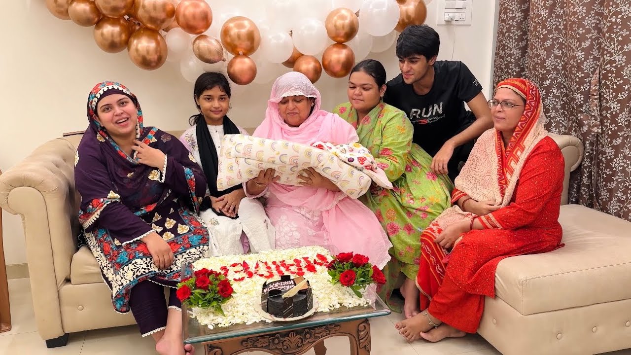 HAIDER’s 1st visit to NANI HOUSE 🏠 | Mayke mein pyara sa welcome 😍🎊| Decor