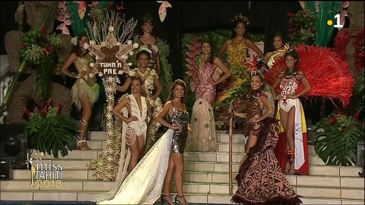 #MissTahiti2018 Le défilé en tenue végétale a été une explosion de créativité et d’innovation. 🌺✨⤵