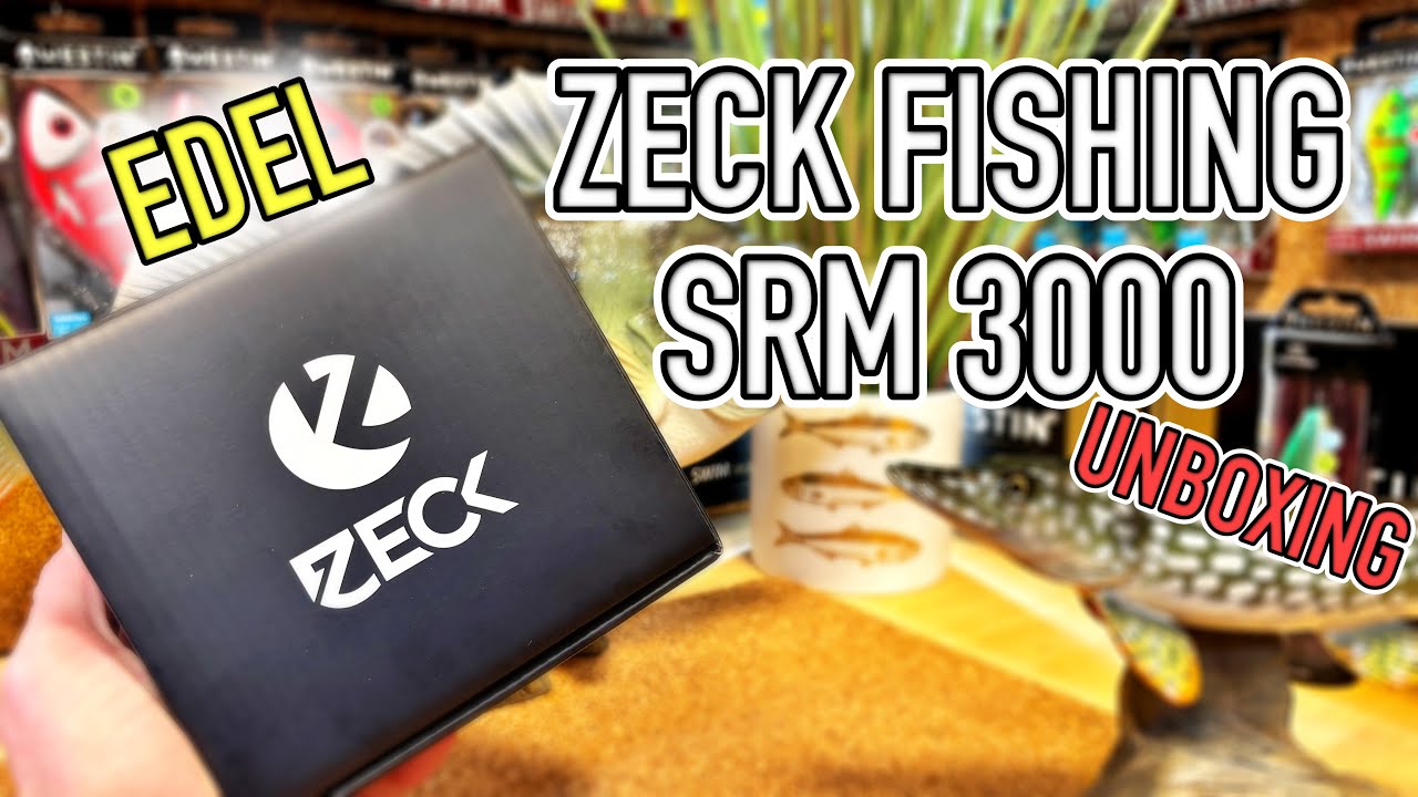 Die fühlt sich richtig gut an! ZECK FISHING SRM3000 Stationärrolle Unboxing und mal kurbeln!