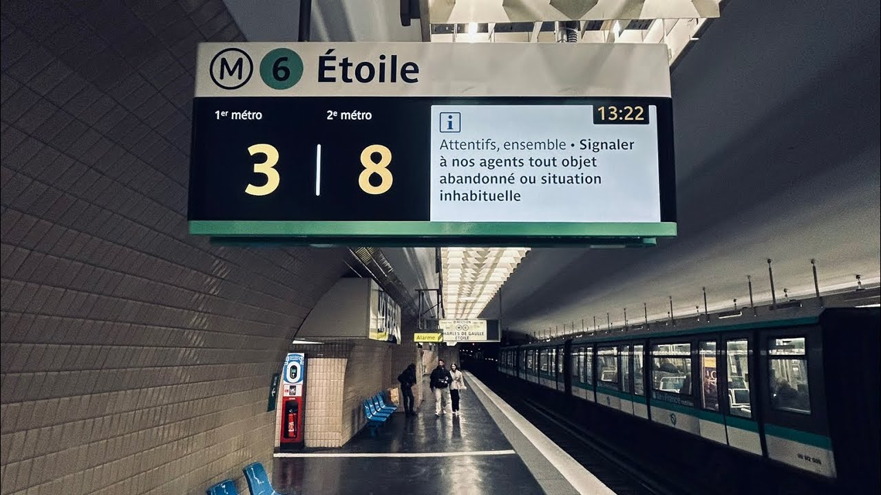 Paris 🇫🇷 - Trajet de Dupleix à Sèvres Lecourbe sur la ligne 6 du métro parisien en MP73 