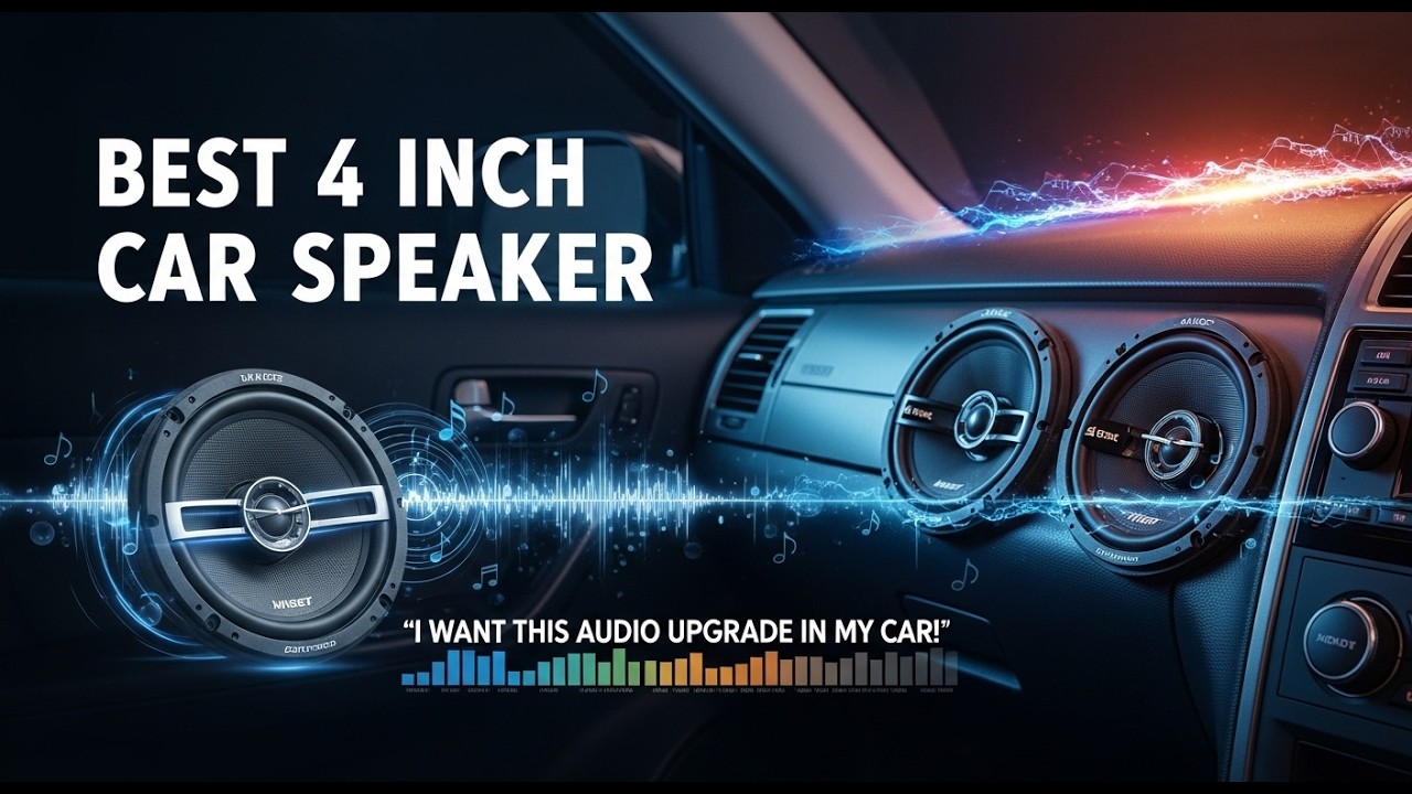 ТОП-5 лучших 4-дюймовых автомобильных динамиков 2026 года | Этот 4-дюймовый автомобильный динамик...