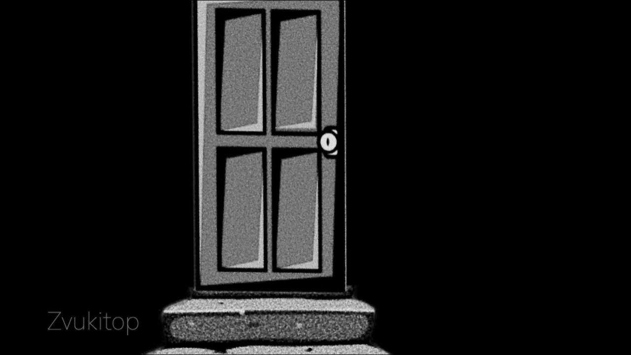 Страшный скрип двери звук слушать и скачать