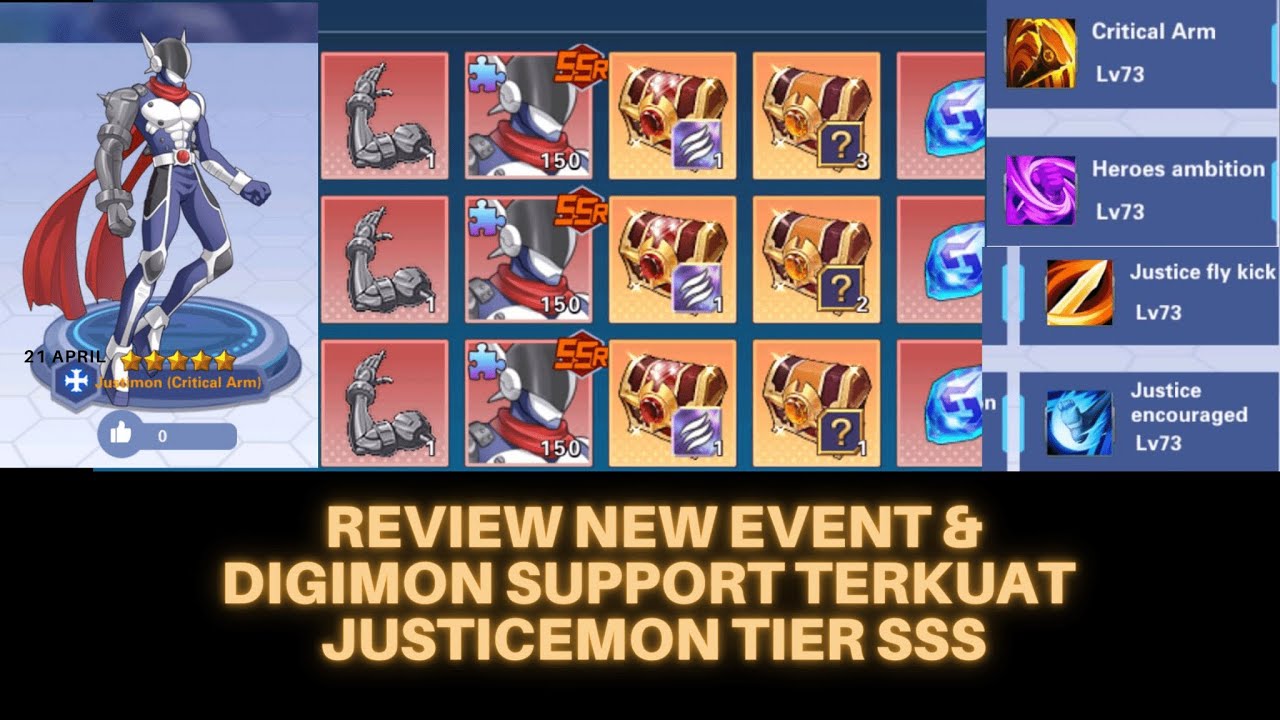 🦕🦕 KEJAR RANK 1 BOUNTY MATCH DEMI DIGIMON SUPPORT TERKUAT JUSTICEMON !!!  - D&M BATTLE JOURNEY