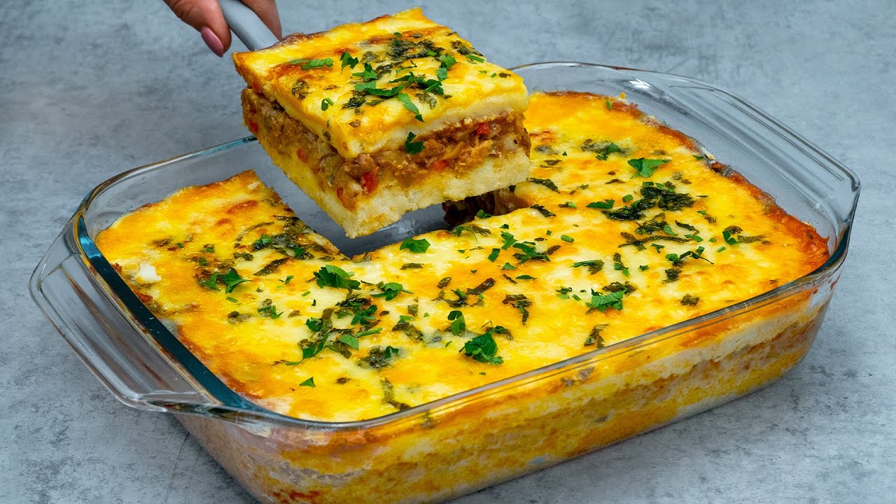 Blumenkohl mit Hackfleisch. Ein leichtes Abendessen f&uuml;r jede Veranstaltung