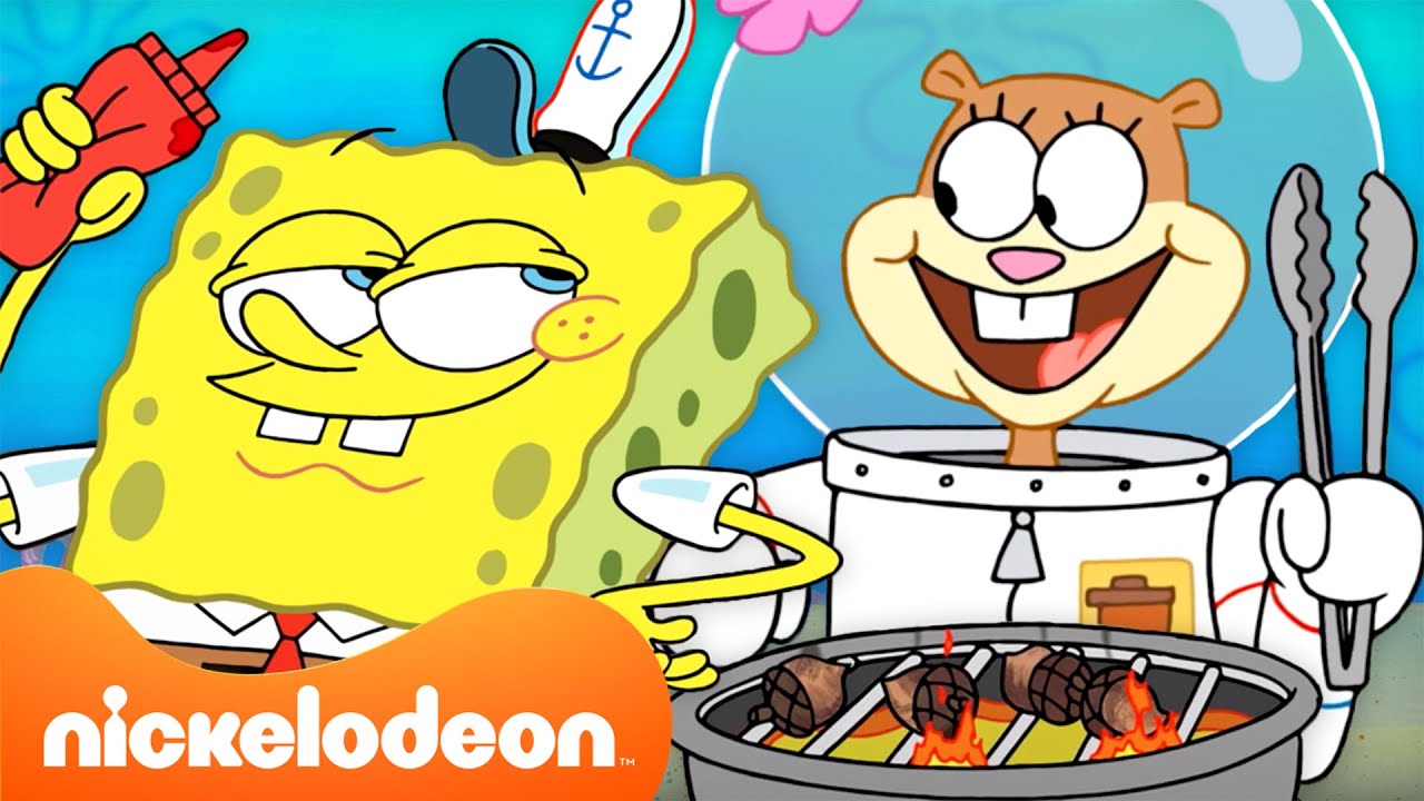 Bob l'éponge | Barbecue d'été avec Bob l'éponge - Compilation de 30 minutes | Nickelodeon France