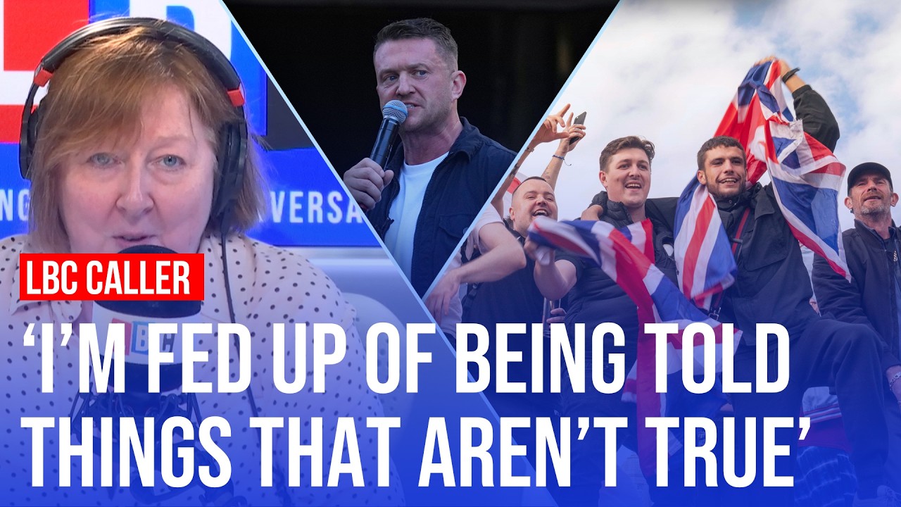 'How I went from rah rah leftie to attending a Tommy Robinson rally' | LBC caller