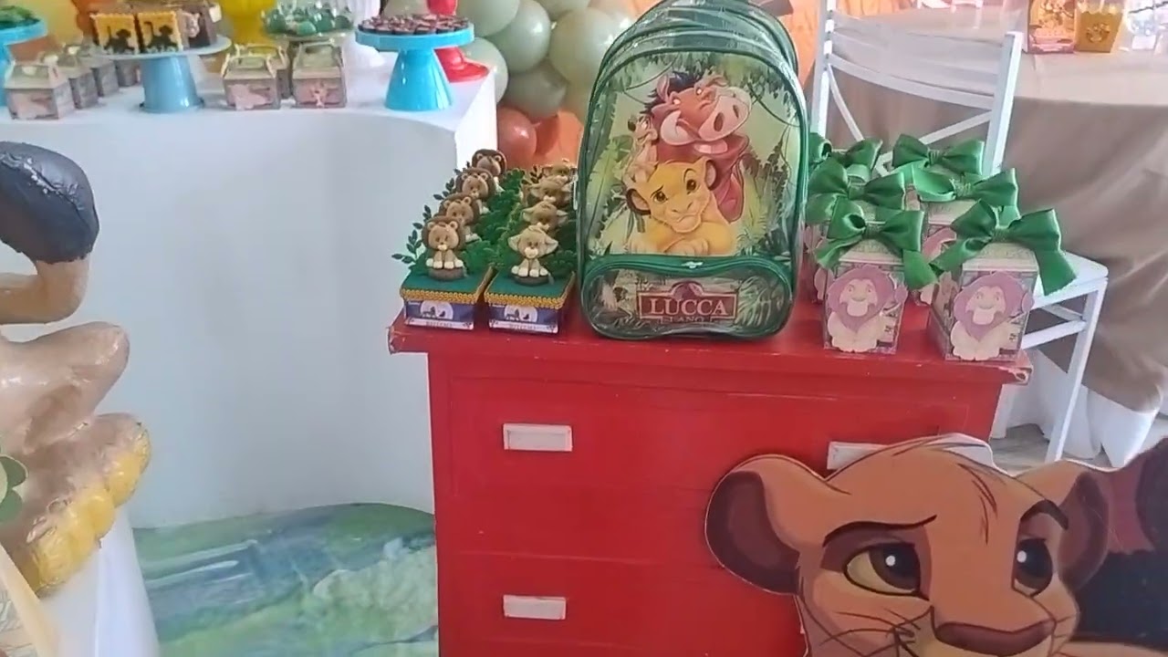 Garçom Daniel: Festa Rei Leão 1 ano PT1