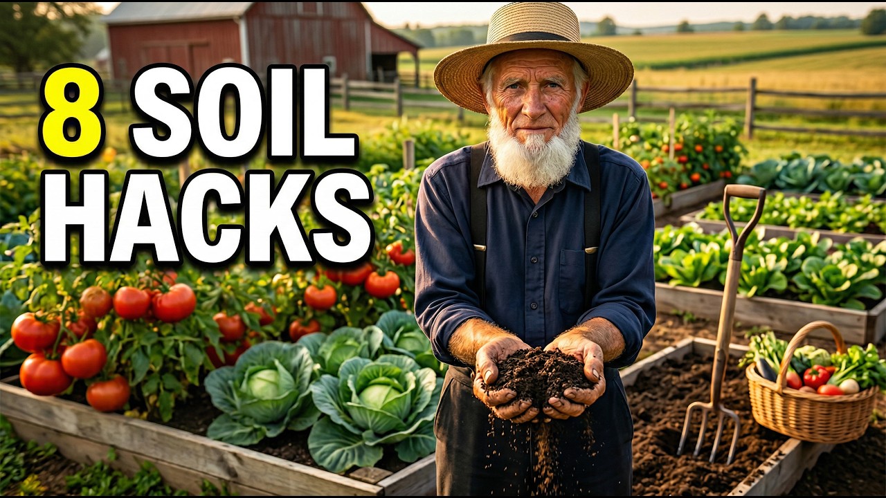 8 полезных советов от амишей по уходу за почвой, которые преобразят ваш сад за одну ночь.