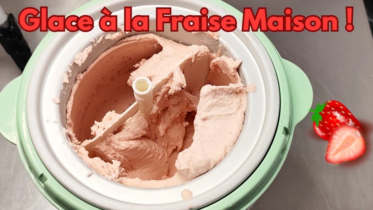 Recette Glace à la Fraise Fait Maison Rafraichissante avec la Sorbetière Lidl !